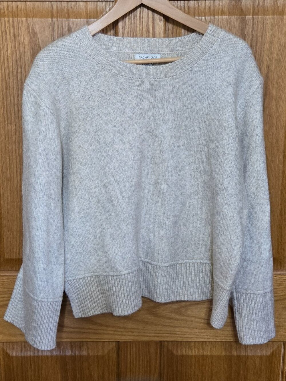 like new women's cream sweater size xl rachel zoe